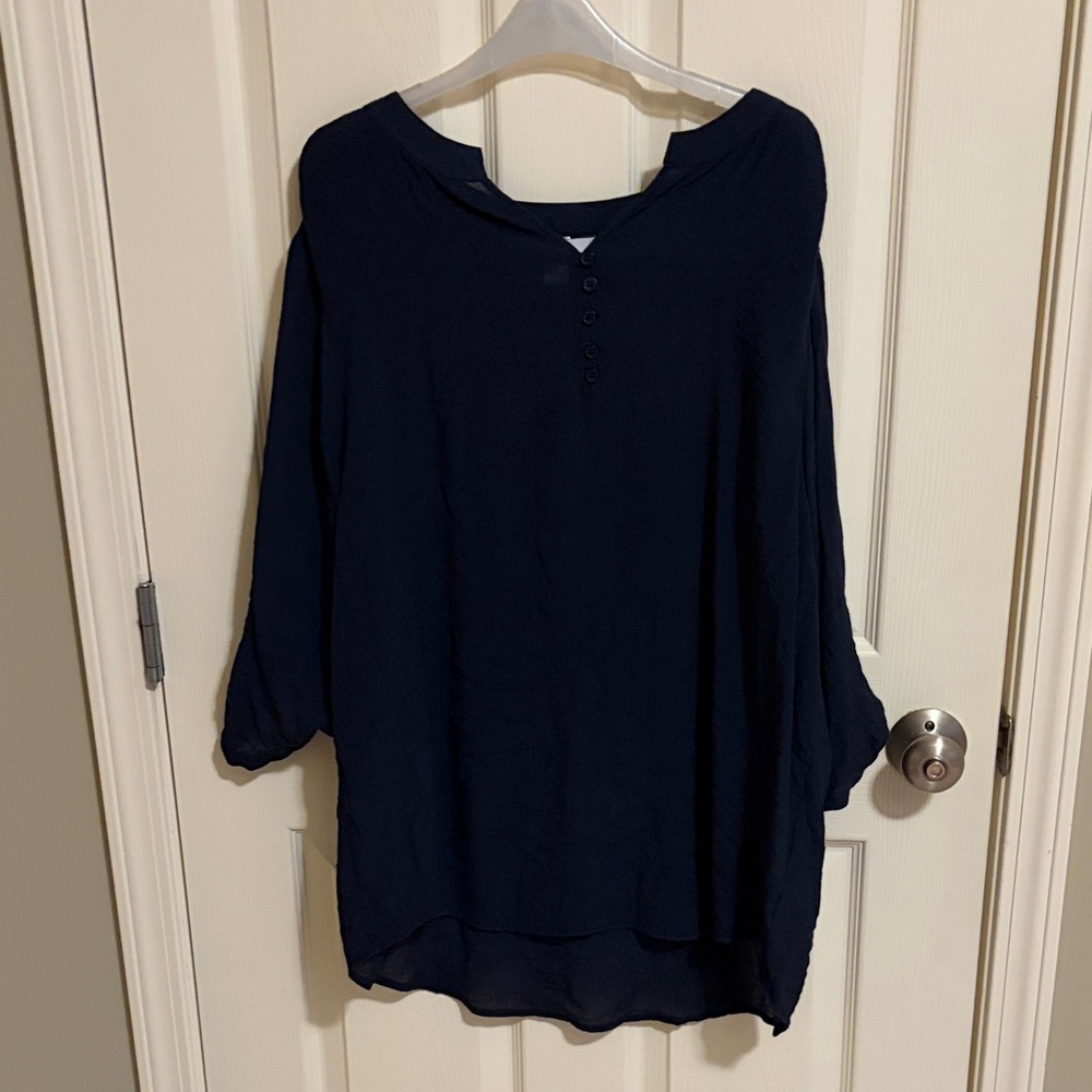 CK Banks Woman’s Navy Blue Blouse